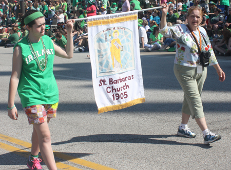 Catholic Churches at Cleveland St. Patrick's Day Parade