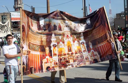 Catholic Churches at Cleveland St. Patrick's Day Parade