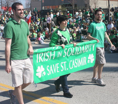 Catholic Churches at Cleveland St. Patrick's Day Parade