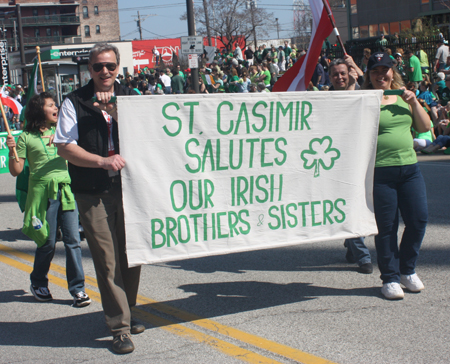 Catholic Churches at Cleveland St. Patrick's Day Parade