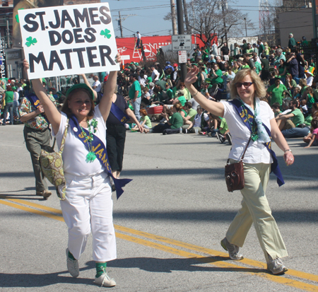 Catholic Churches at Cleveland St. Patrick's Day Parade