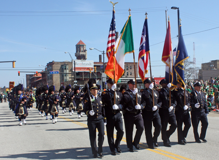 Cleveland Police Department at St. Patrick's Day Parade