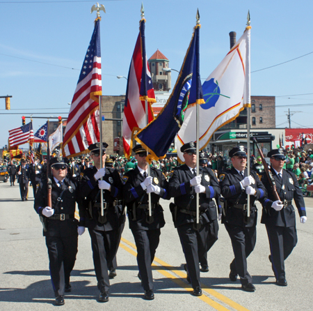 Cleveland Police Department at St. Patrick's Day Parade