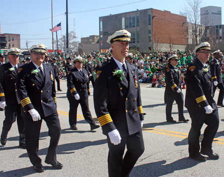 Cleveland Chief of Police Michael McGrath and Cleveland Police Department at St. Patrick's Day Parade