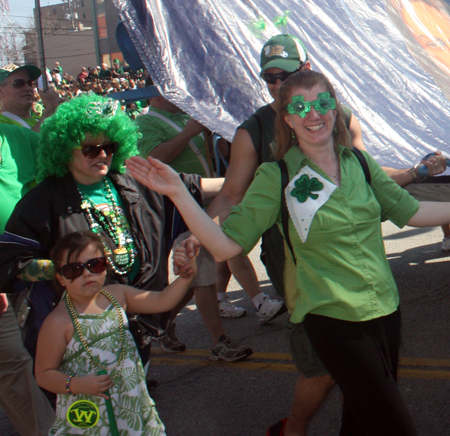 Divine Mercy Cleveland Chapter at the 2012 Cleveland St. Patrick's Day Parade