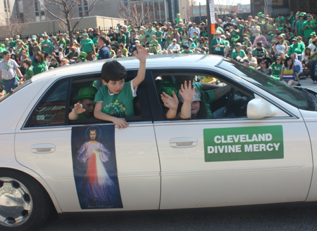 Divine Mercy Cleveland Chapter at the 2012 Cleveland St. Patrick's Day Parade