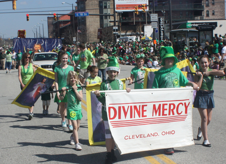 Divine Mercy Cleveland Chapter at the 2012 Cleveland St. Patrick's Day Parade