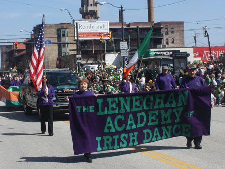 Leneghan Dancers at Cleveland St. Patrick's Day Parade