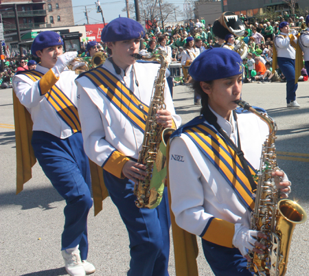 Cathedral Latin alumni and Notre Dame Cathedral Latin at the 2012 Cleveland St. Patrick's Day Parade