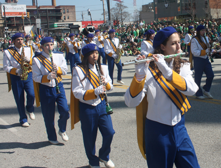 Cathedral Latin alumni and Notre Dame Cathedral Latin at the 2012 Cleveland St. Patrick's Day Parade