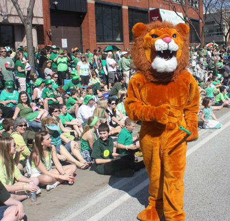 Cathedral Latin alumni and Notre Dame Cathedral Latin at the 2012 Cleveland St. Patrick's Day Parade