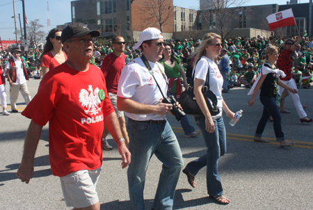 Polish Constitution Day at the 2012 Cleveland St. Patrick's Day Parade