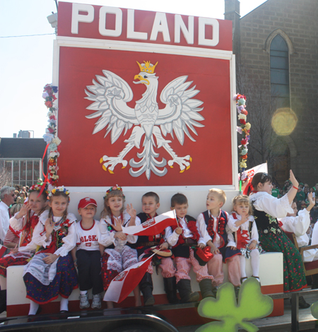 Polish Constitution Day at the 2012 Cleveland St. Patrick's Day Parade