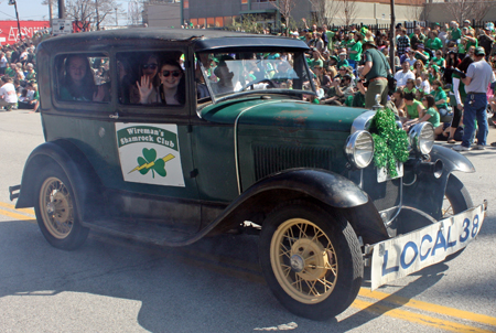 IBEW Local 38 at St Patrick's Day Parade