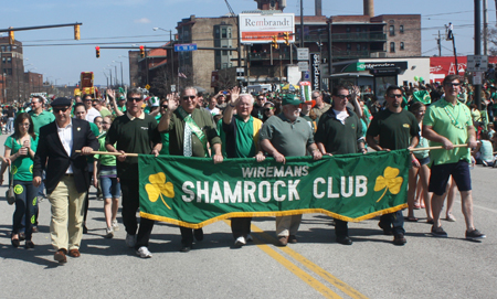 IBEW Local 38 at St Patrick's Day Parade