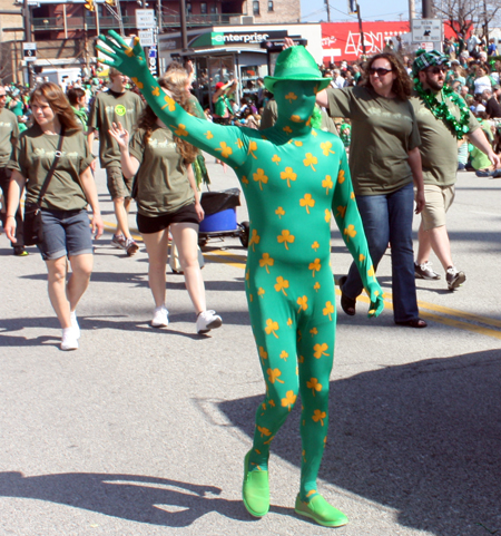 Wells Fargo green man