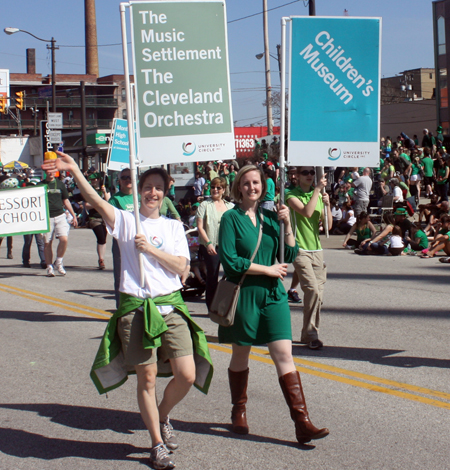 University Circle at Cleveland St. Patrick's Day Parade