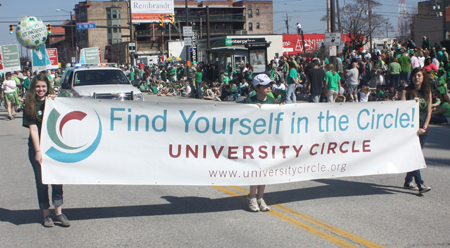 University Circle at Cleveland St. Patrick's Day Parade