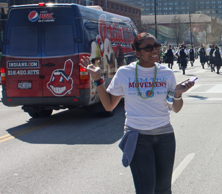 Danielle Cherry of the Cleveland Indians