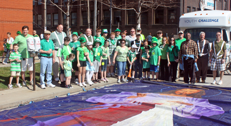 Divine Mercy Cleveland Chapter at the 2012 Cleveland St. Patrick's Day Parade