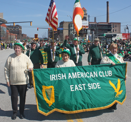 Irish American Club East Side banner