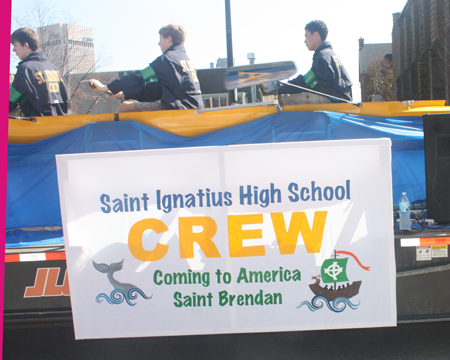 St Ignatius High School at Cleveland St. Patrick's Day Parade