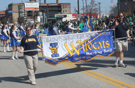 St Ignatius High School at Cleveland St. Patrick's Day Parade