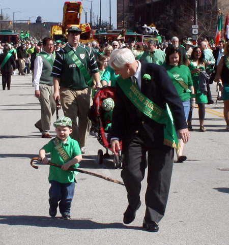 Justice Terrence O'Donnell and grandson