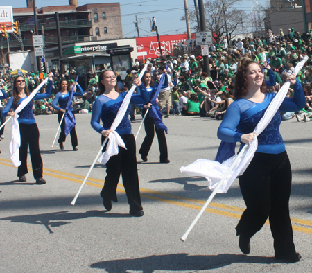 Notre Dame College at the 2012 Cleveland St. Patrick's Day Parade.
