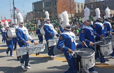 Notre Dame College at the 2012 Cleveland St. Patrick's Day Parade.