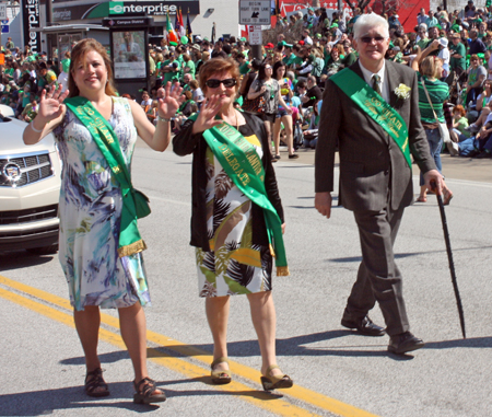 Parade Co-Chairs Una O'Leary Escolas and Billy Chambers