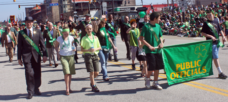 Public Officials at St Patrick's Day Cleveland