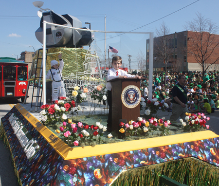 West Side Irish American Club float