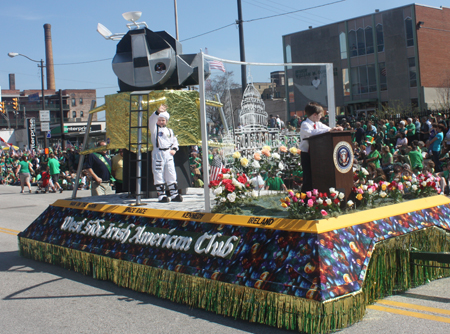 West Side Irish American Club float