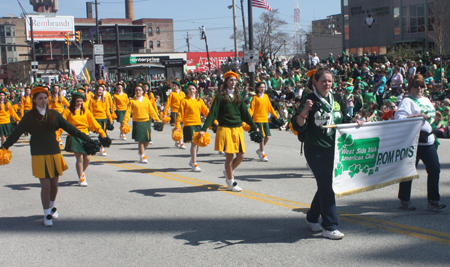 West Side Irish American Club Pom Poms