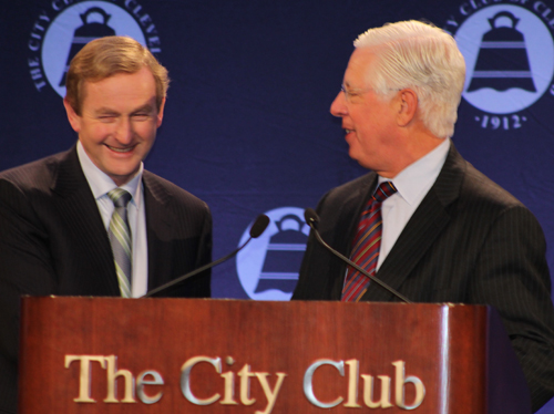 Taoiseach Enda Kenny and Hewitt B. Shaw 