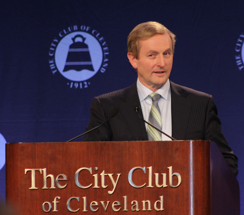 Ireland Taoiseach Enda Kenny at City Club of Cleveland