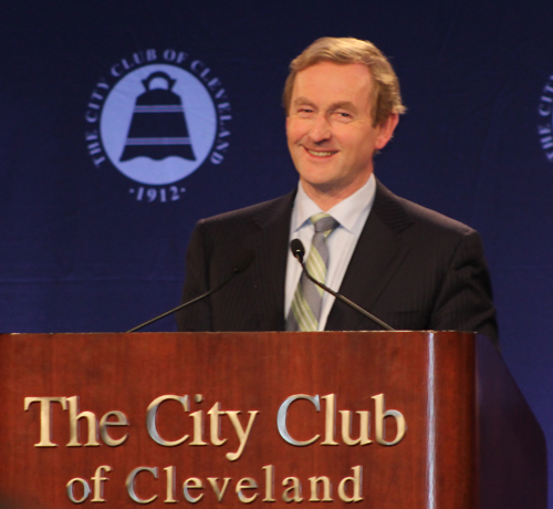 Ireland Taoiseach Enda Kenny at City Club of Cleveland