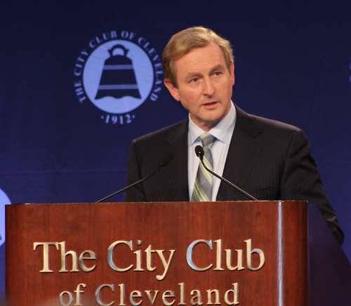 Ireland Taoiseach Enda Kenny at City Club of Cleveland