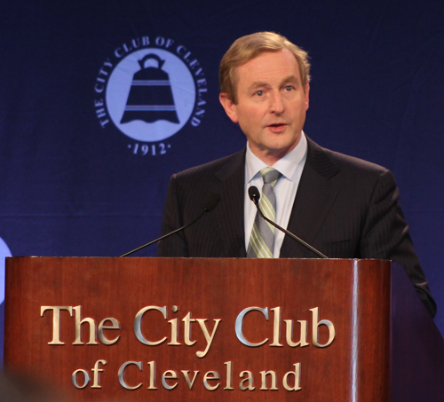 Ireland Taoiseach Enda Kenny at City Club of Cleveland