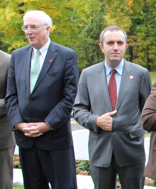 Ambassador Michael Collins and Consul Aidan Cronin