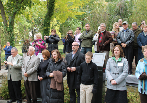 Crowd in Irish Cultural Garden