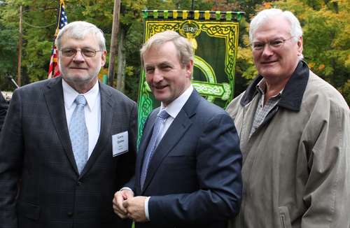 Gerry Quinn, Taoiseach Enda Kenny and