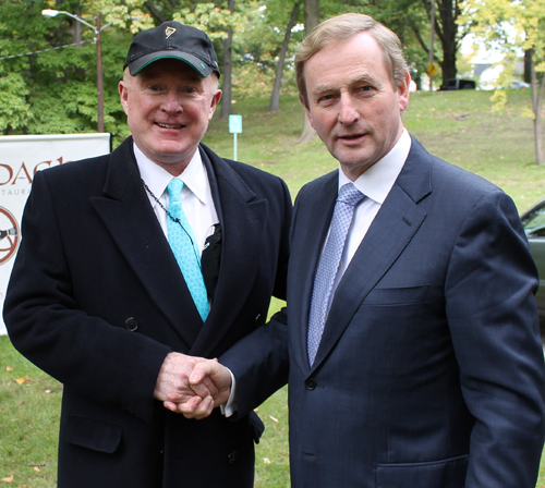 Ed Crawford and Taoiseach Enda Kenny