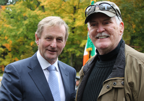Taoiseach Enda Kenny with JC Sullivan