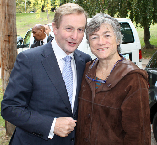 Taoiseach Enda Kenny with 