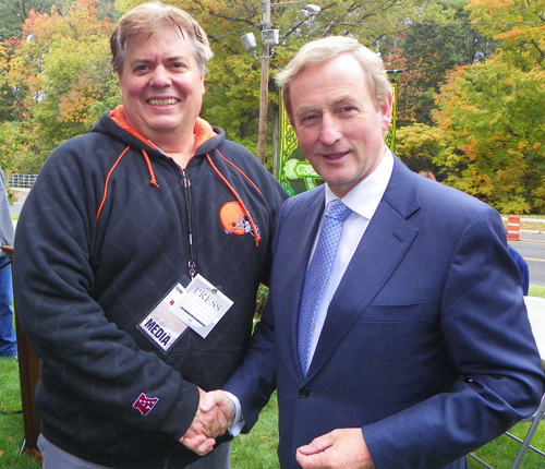 Dan Hanson and Irish Taoiseach Enda Kenny