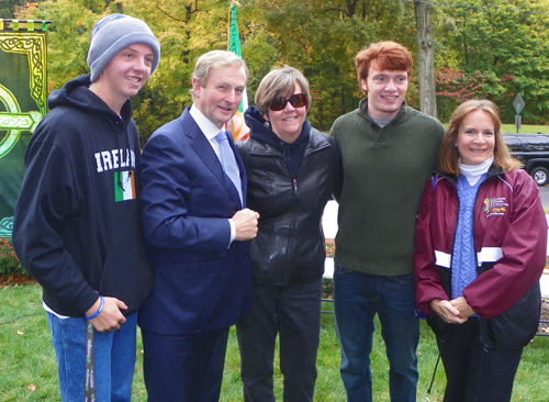 Irish Taoiseach Enda Kenny with