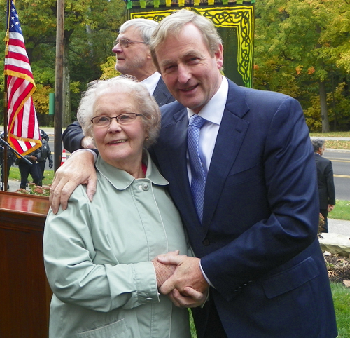 Irish Taoiseach Enda Kenny with