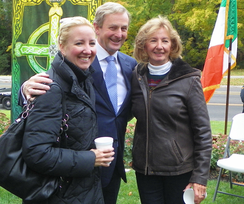 Irish Taoiseach Enda Kenny with